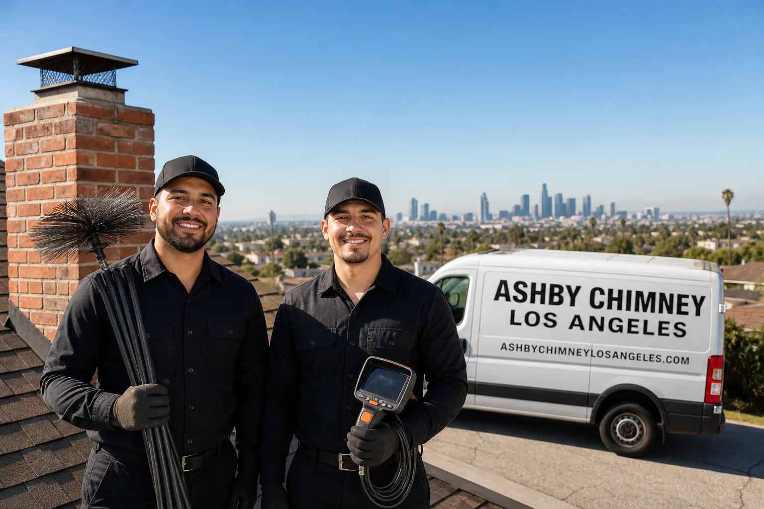 Ashby Chimney Los Angeles chimney cleaning team